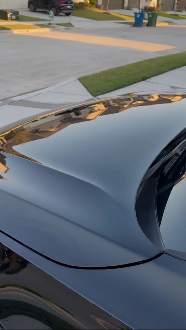 Mirror-finish paint after an exterior detail